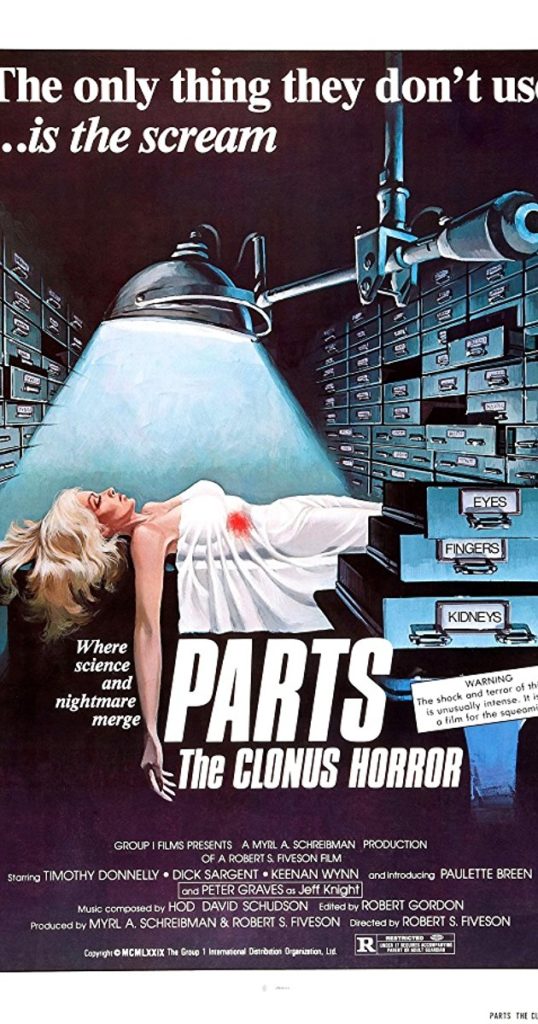 Parts: The Clonus Horror Poster courtesy Group Films
