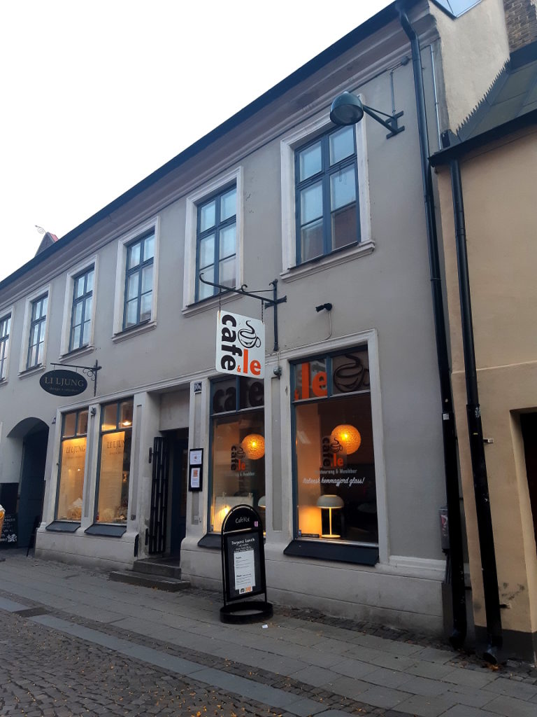 Exterior of the Cafe och Le in Lund