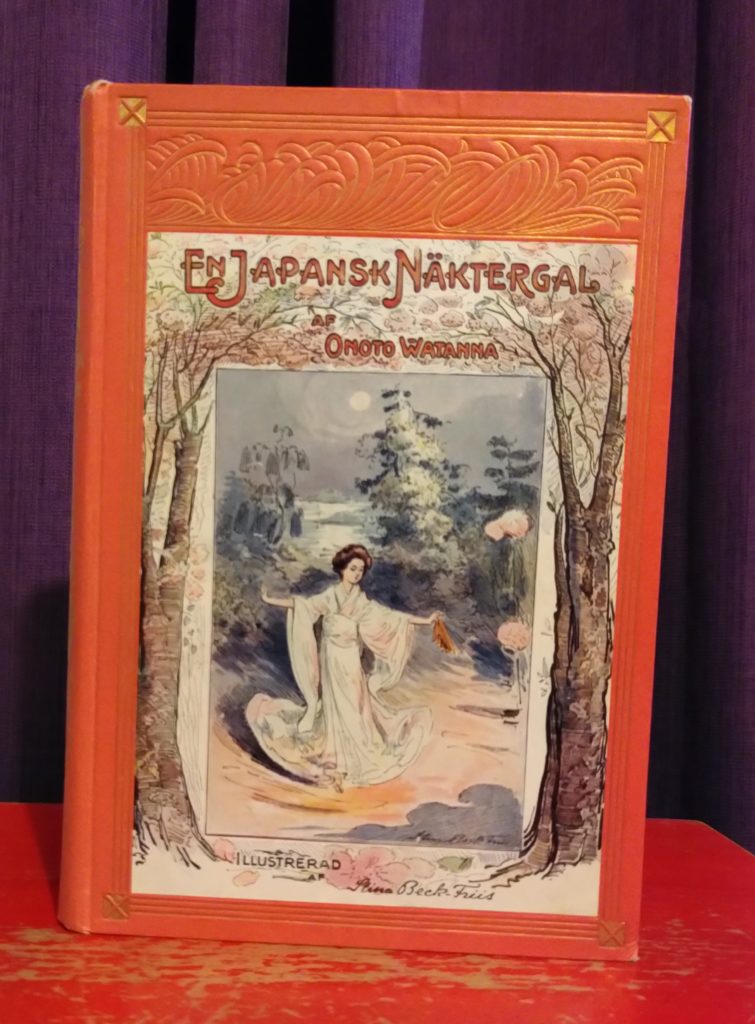 Cover of the Swedish edition of "A Japanese Nightingale" by Onoto Watanna